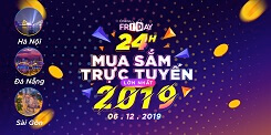 Ngày hội mua sắm Online Friday chính thức diễn ra từ ngày 2/12