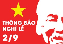 Thông báo nghỉ lễ Quốc Khánh 2019